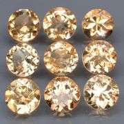 Brilliant! 7.10ct 9pc golden Citrine set
