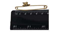 Vintage Horse Pin Brooch - 18K (750) Yellow Gold 7.8 Grams