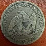 1844 Seated Liberty Half Dollar