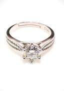 Sparkling Dazzling 1 Ct VVs1 White D-E Simulated Lab Diamond Ring
