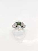 Beautiful  Lab Simulated 1.5 ct VVs1 Emerald Ring