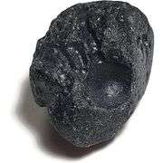 Rare Black Tibetan Tektite Meteorite Natural Raw Specimen