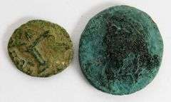 2 Ancient Crusader Coins