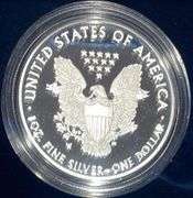 2019 S Proof Silver Eagle With Box & Paper