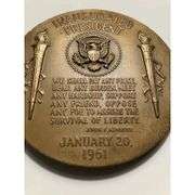Rare Vintage John F. Kennedy 1961 Presidential Inaugural Bronze Medal