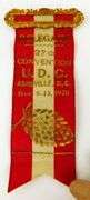 2 Rare U.D.C. 1920's Convention Ribbons