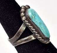 Turquoise Gemstone Ring in Sterling Silver
