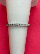 LADIES 14K WHITE GOLD DIAMOND BAND