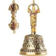 Handmade Mini Tibetan Bell Bajra Set