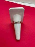 MEN'S 14K YELLOW AND WHITE GOLD DIAMOND RING / BAND