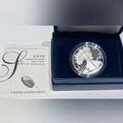 2019 S Proof Silver Eagle With Box & Paper