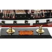 1797 USS Constitution Wooden Fully Assembled Sailboat