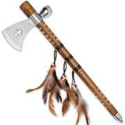 Authentic Native American Peace Pipe Tomahawk Axe