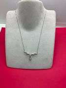 BRAND NEW 14K WHITE GOLD DIAMOND NECKLACE
