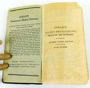 1920-Gould's Pronouncing Medical Dictionary