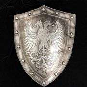 Medieval Roman Empire Iron Shield