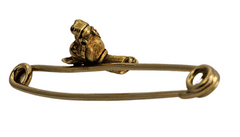 Vintage Horse Pin Brooch - 18K (750) Yellow Gold 7.8 Grams