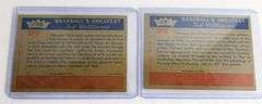 2 Ted Williams Fleer Baseball Cards