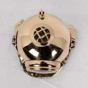 Handmade Solid Brass Diving Helmet Clock