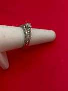 CERTIFIED NEW 14K WHITE GOLD DIAMOND RING