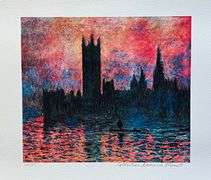 Collectible Limited Edition Claude Monet, Houses Of Parliament