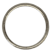 Platinum (950) - Old - Vintage - Engraved Ring Band, 2.8 Grams, Size 7