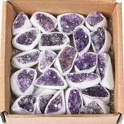 Natural Amethyst Geode Cluster Raw Crystals