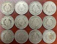 Great Lot of 12 Original Au 1883 No Cents Liberty Head 'V' Nickels