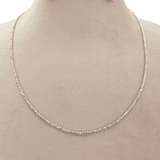 Platinum (850) - Diamond Cut Chain / Necklace - 6.28 Gram
