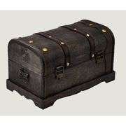 Handmade Pirate Treasure Chest Storage with Lock