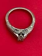 CERTIFIED NEW 14K WHITE GOLD DIAMOND RING