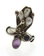Lot of 4 Sterling Silver Rings