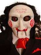 Tobin Bell Autographed Saw Jigsaw Billy Puppet Doll with Tricycle BAS Witness