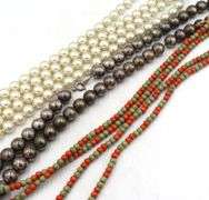 Group lot of Costume pearl necklaces