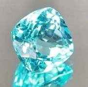 Sparkling 6.33ct cushion cut Swiss blue Topaz