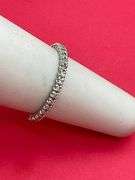 LADIES 14K WHITE GOLD DIAMOND BAND