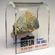 Original Fragment Berlin Wall Piece Encased