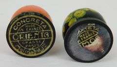 2 1920's French Molinard Concreta Perfume Solids