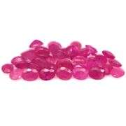 Simply gorgeous violet red 11.71ct Ruby set