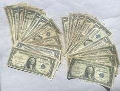 25 Mixed Series $1 Silver Certificates