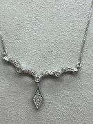 BRAND NEW 14K WHITE GOLD DIAMOND NECKLACE