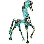 Ancient Bronze Horse from the Greek Geometric Era