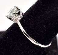 CZ and Topaz Gemstone Ring in Sterling Silver