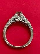 CERTIFIED NEW 14K WHITE GOLD DIAMOND RING
