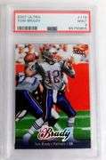 Tom Brady2007 Graded Football Card, Mint 9