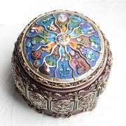 Hand-Painted Vintage Constellation Music Box with Rotating Goddess