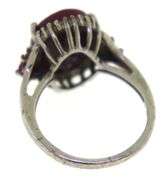 925 Sterling Silver Oval Gemstone Rings