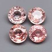 Wow! 2.24ct untreated PINK ZIRCON set!!!