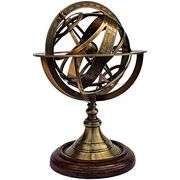 Brass Celestial Sphere with Zodiac Engravings
