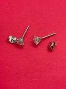 BRAND NEW 14K WHITE GOLD DIAMOND STUDS .1.08 CARAT